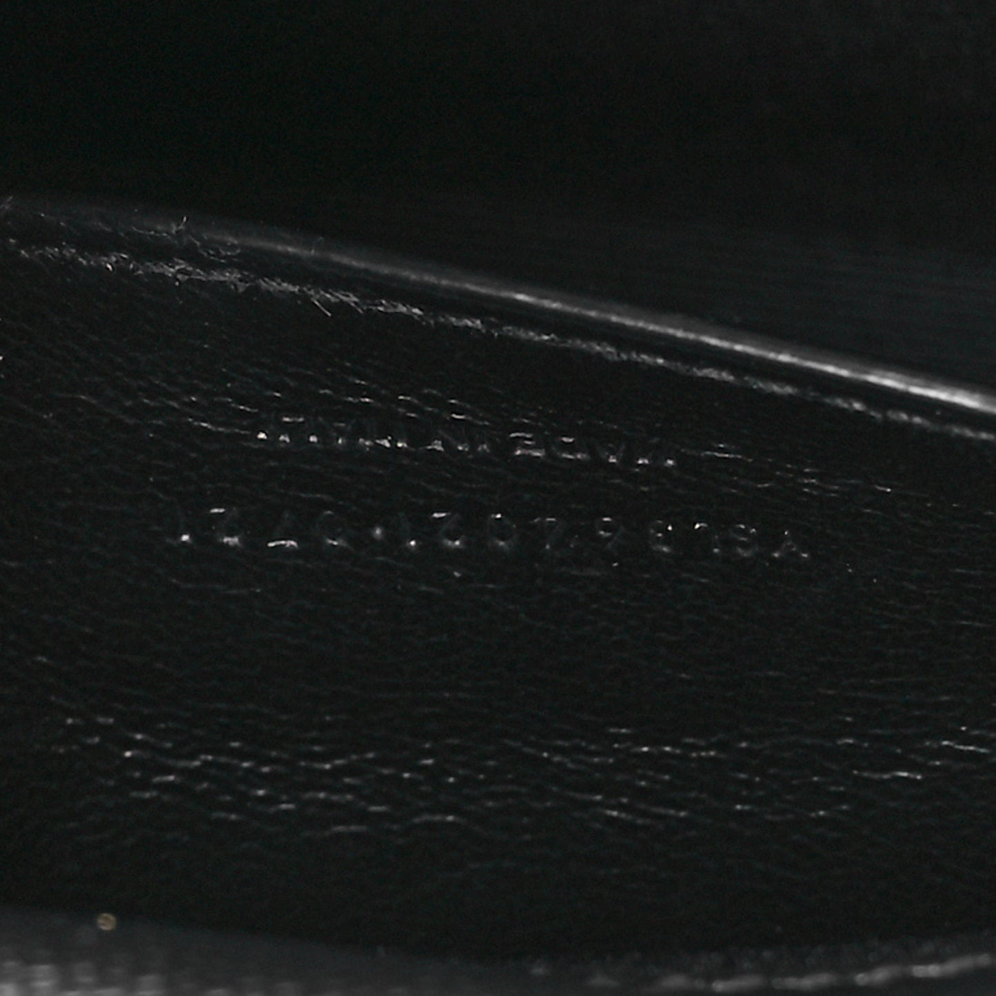 Grain De Poudre Medium Classic Monogram Kate Satchel Black