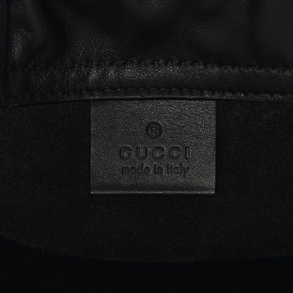 Gucci Calfskin Coco Capitan Logo Drawstring Backpack Black 6 of 7