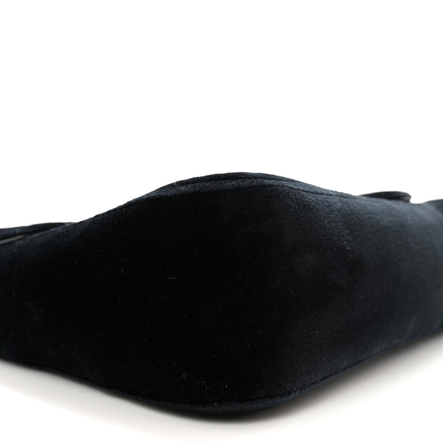 Velvet Matelasse Medium GG Marmont Shoulder Bag Black