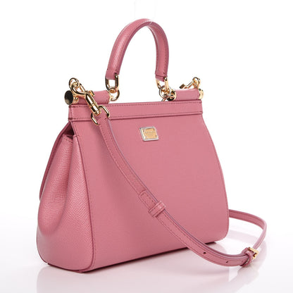 Dolce & Gabbana Dauphine Love Small Miss Sicily Satchel Pink 3 of 6