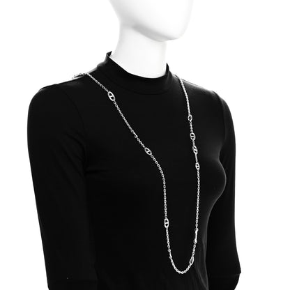 Hermes Sterling Silver Farandole Necklace 160 2 of 5