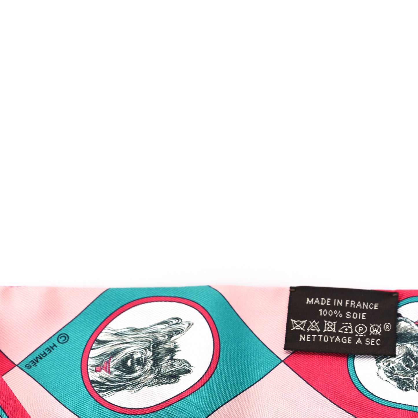 Silk Colliers Et Chiens Twilly Framboise Vert Rose