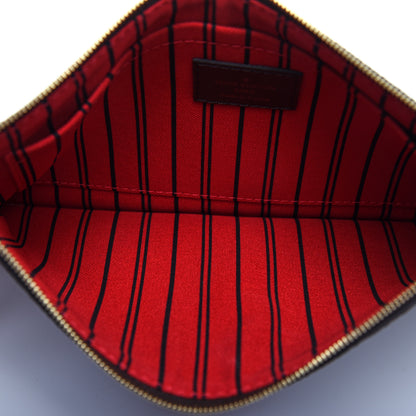 Louis Vuitton Damier Ebene Neverfull MM GM Pochette 5 of 10