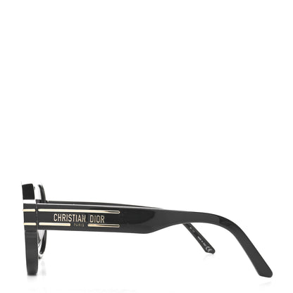 Christian Dior Acetate Diorsignature A1U Pilot Sunglasses Black 4 of 8