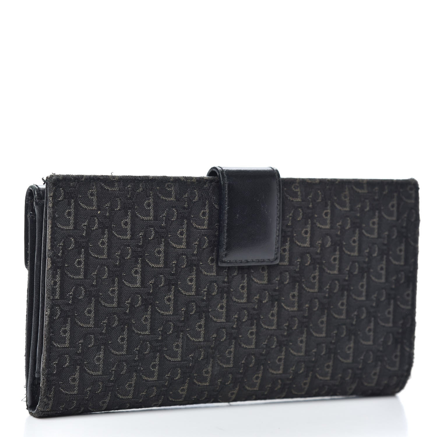 Christian Dior Monogram Street Chic Flap Wallet Black 3 of 13