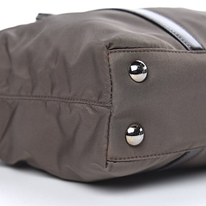 Prada Tessuto Nylon Spazzolato Tote Brown 11 of 14