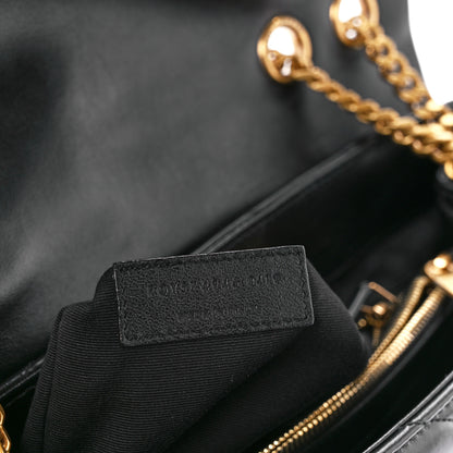 Saint Laurent Calfskin Y Quilted Monogram Medium Loulou Chain Satchel Black 8 of 11