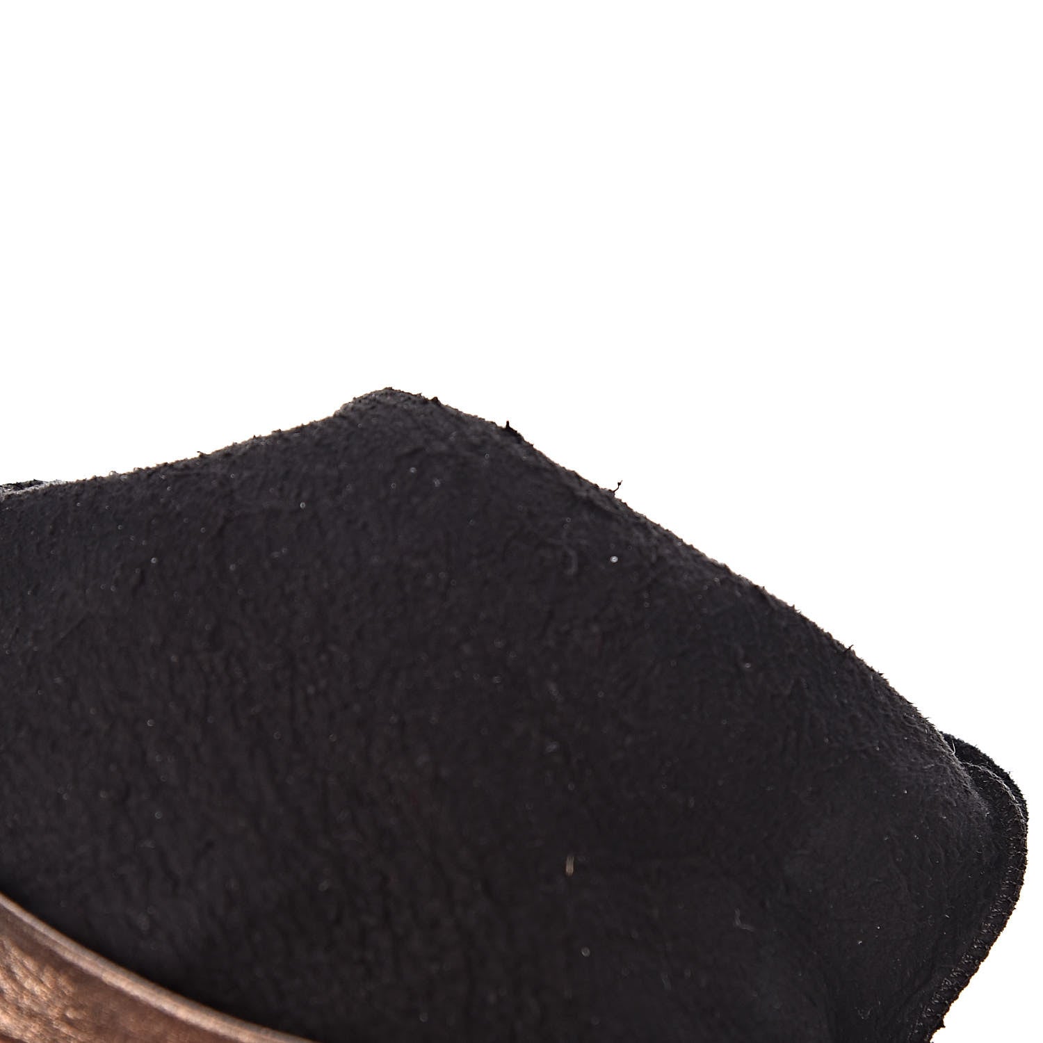 Chanel Metallic Lambskin Long Gloves 8 Black Brown 7 of 7