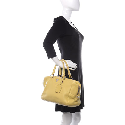 Prada Vitello Daino Satchel Ananas 2 of 17