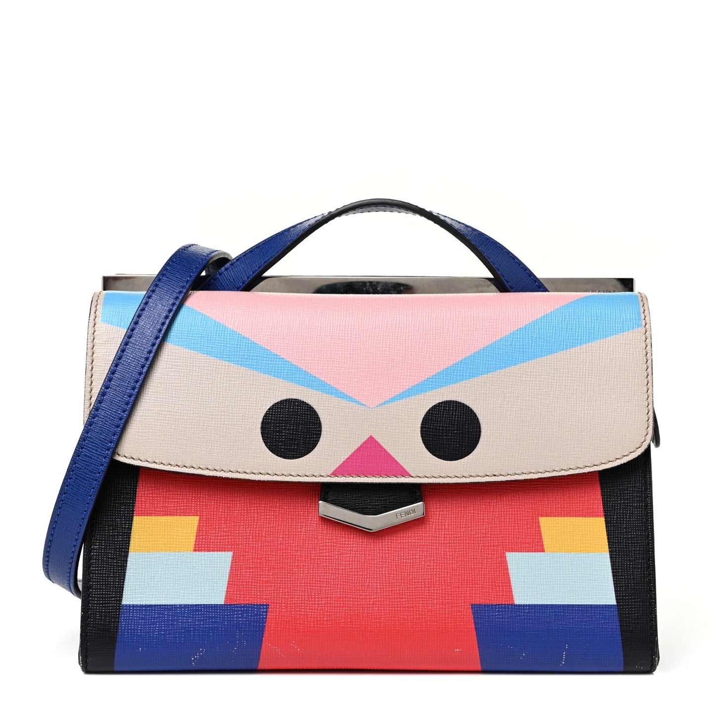 Vitello Elite QuTweet Mini Demi Jour Shoulder Bag Multicolor