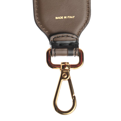 Fendi Calfskin FF 1974 Embossed Mini Strap You Maya Black 4 of 4