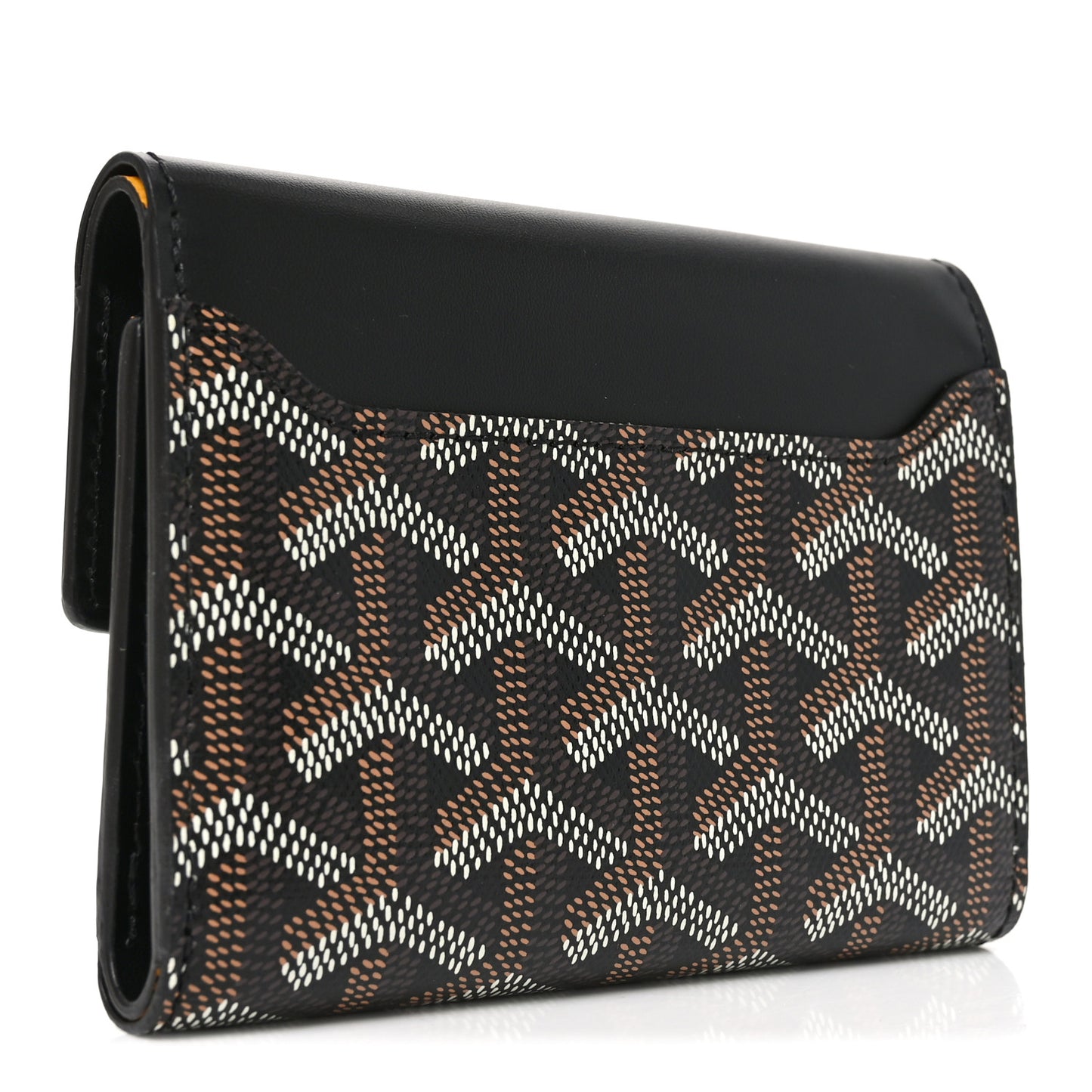 Goyardine Saint-Gabriel Compact Wallet Black