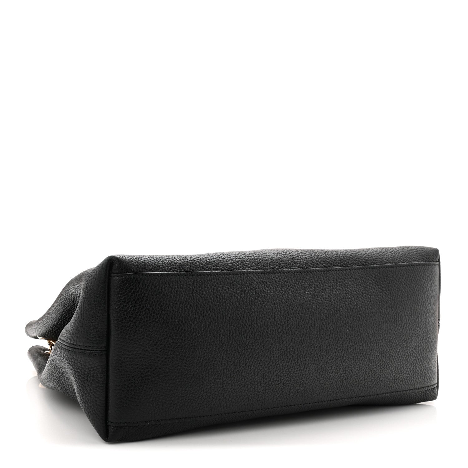 Gucci Pebbled Calfskin Medium Soho Chain Shoulder Bag Black 4 of 11