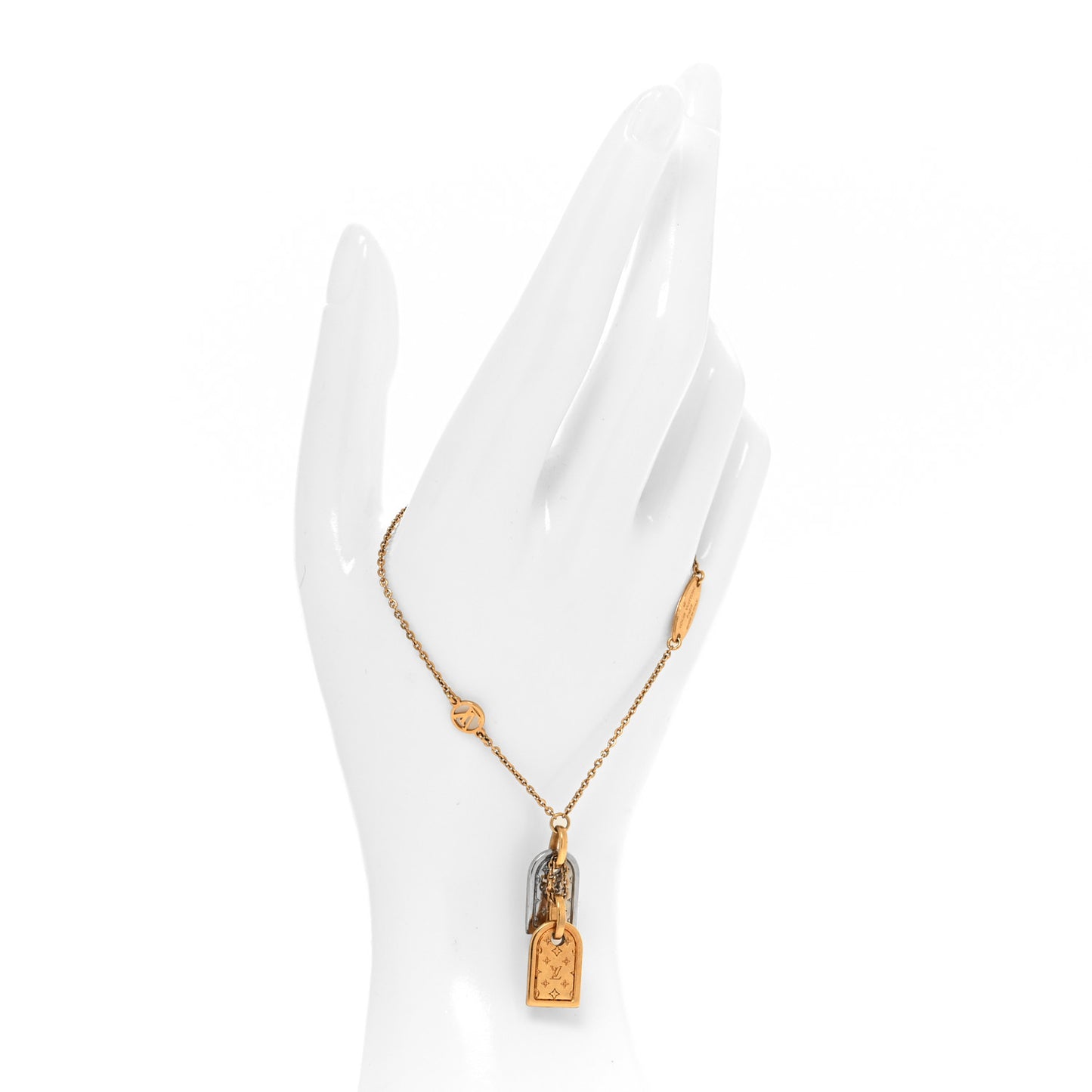 Brass Nanogram Bracelet Silver Gold