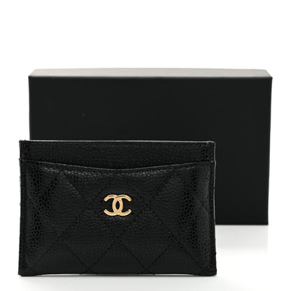 Chanel Caviar Quilted Card Holder Black 9 of 9