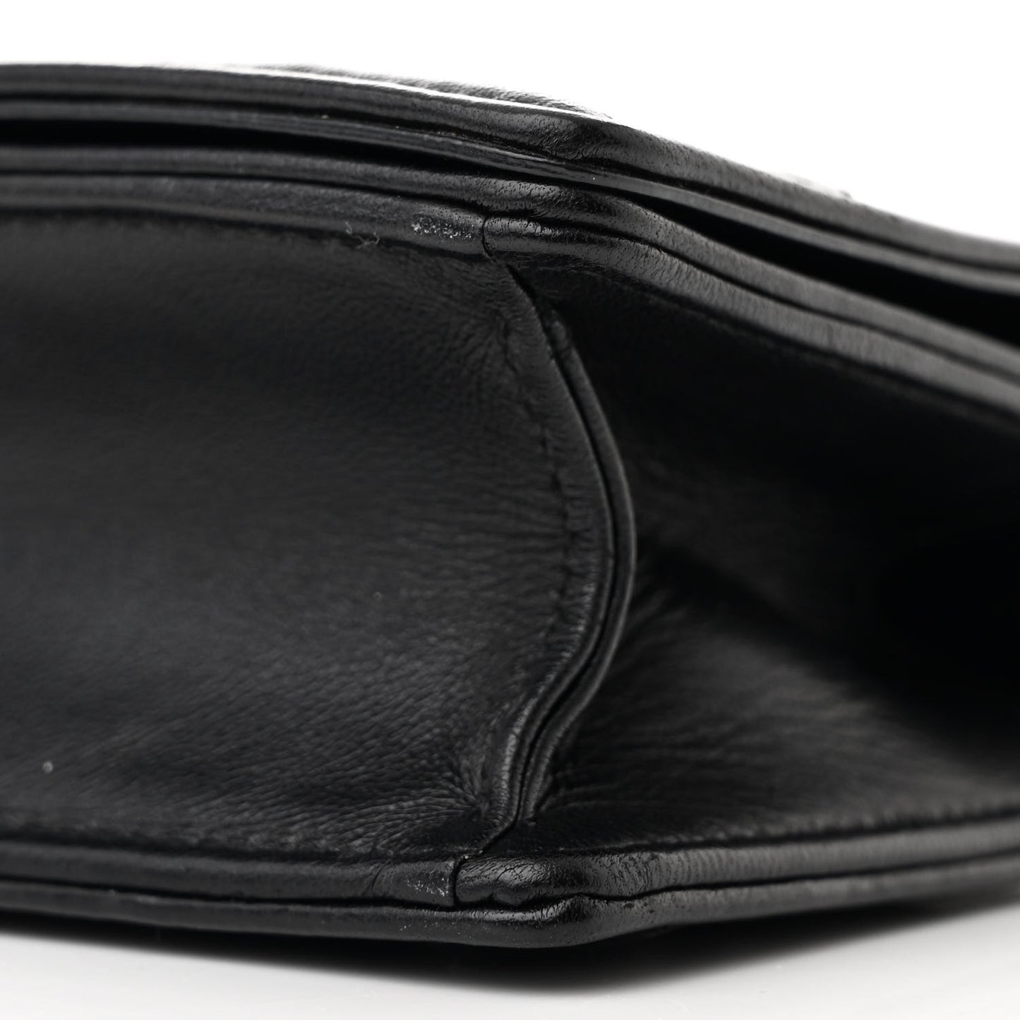Lambskin Baby Diorama Flap Bag Black