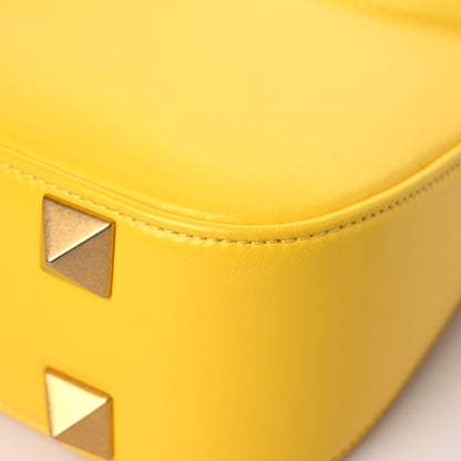 Valentino Garavani Nappa Stud Sign Hobo Bright Lemon 7 of 14