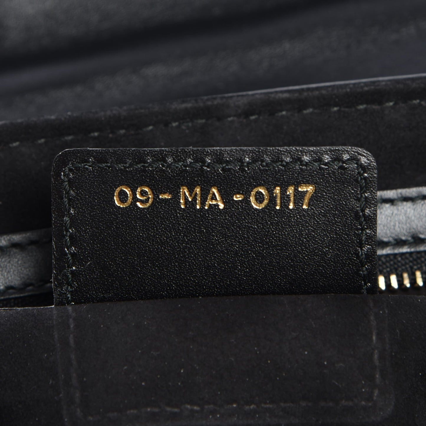 Calfskin D Fence Saddle Bag Black