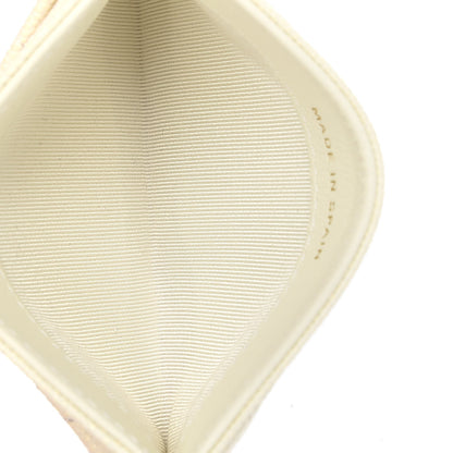 Chanel Caviar Quilted Card Holder White 5 of 9