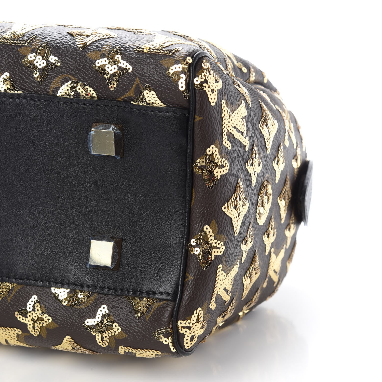 Louis Vuitton Monogram Sequins Eclipse Speedy 28 Gold 6 of 9