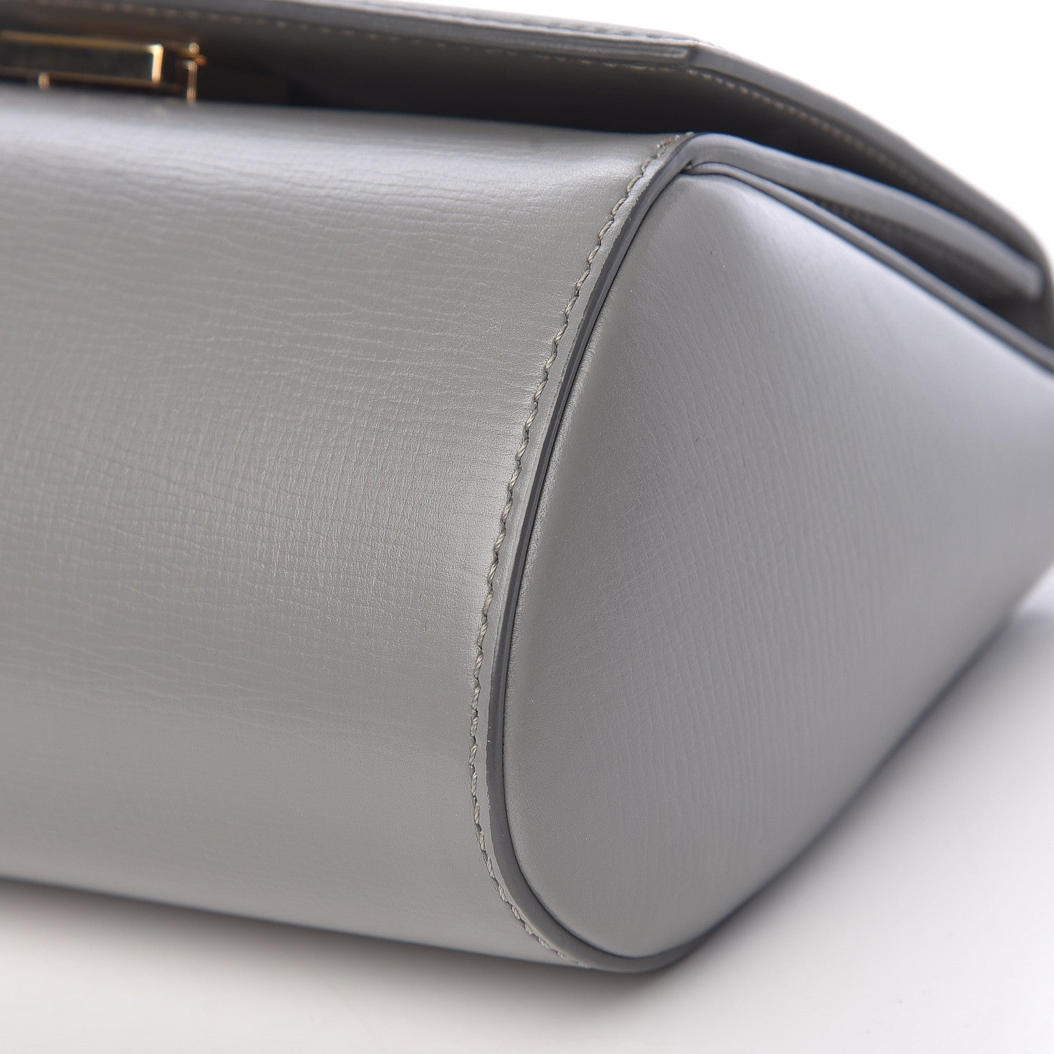 Givenchy Textured Calfskin Mini Pandora Box Chain Crossbody Bag Grey 10 of 10