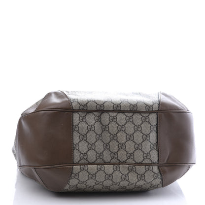 Gucci GG Supreme Monogram Margaux Calfskin Medium Nice Hobo Beige Ebony Acero 3 of 11