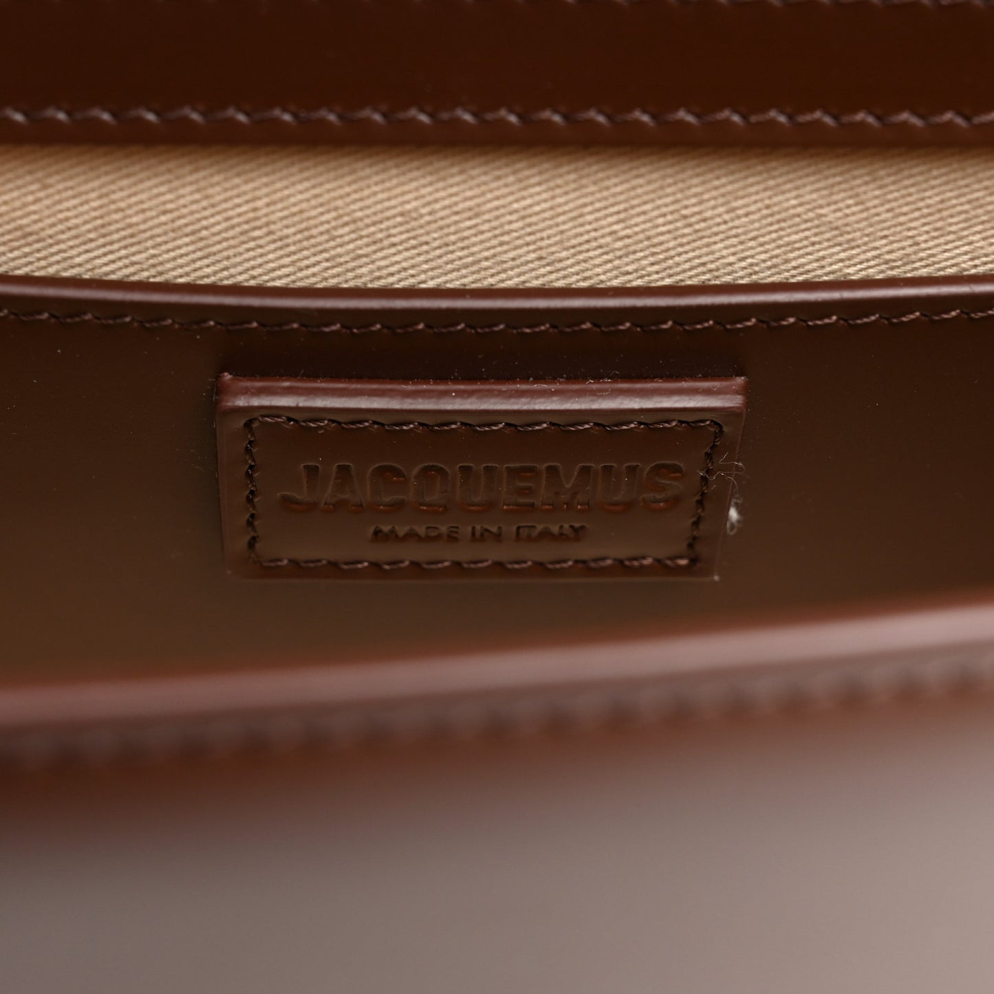 Smooth Calfskin Le Grand Bambino Dark Brown
