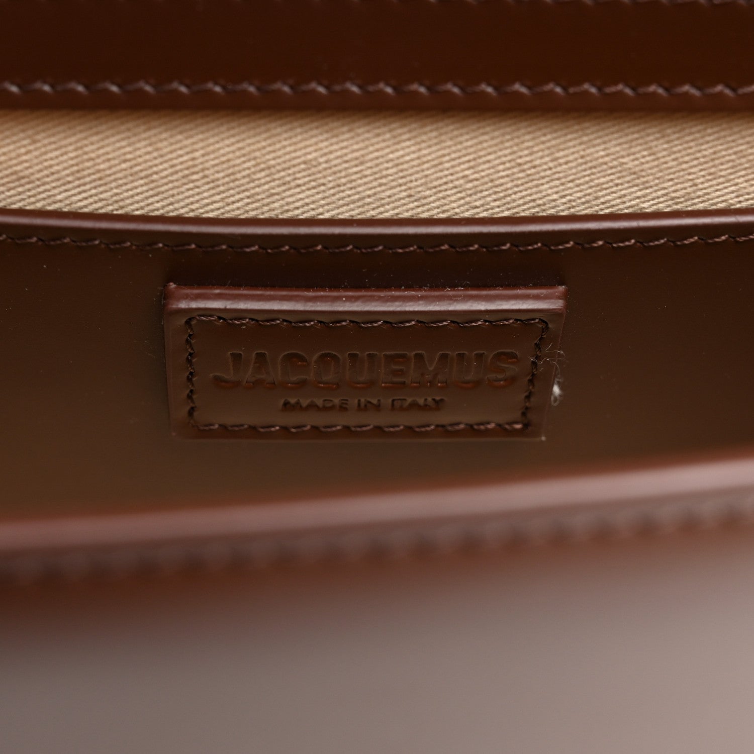 Jacquemus Smooth Calfskin Le Grand Bambino Dark Brown 6 of 9