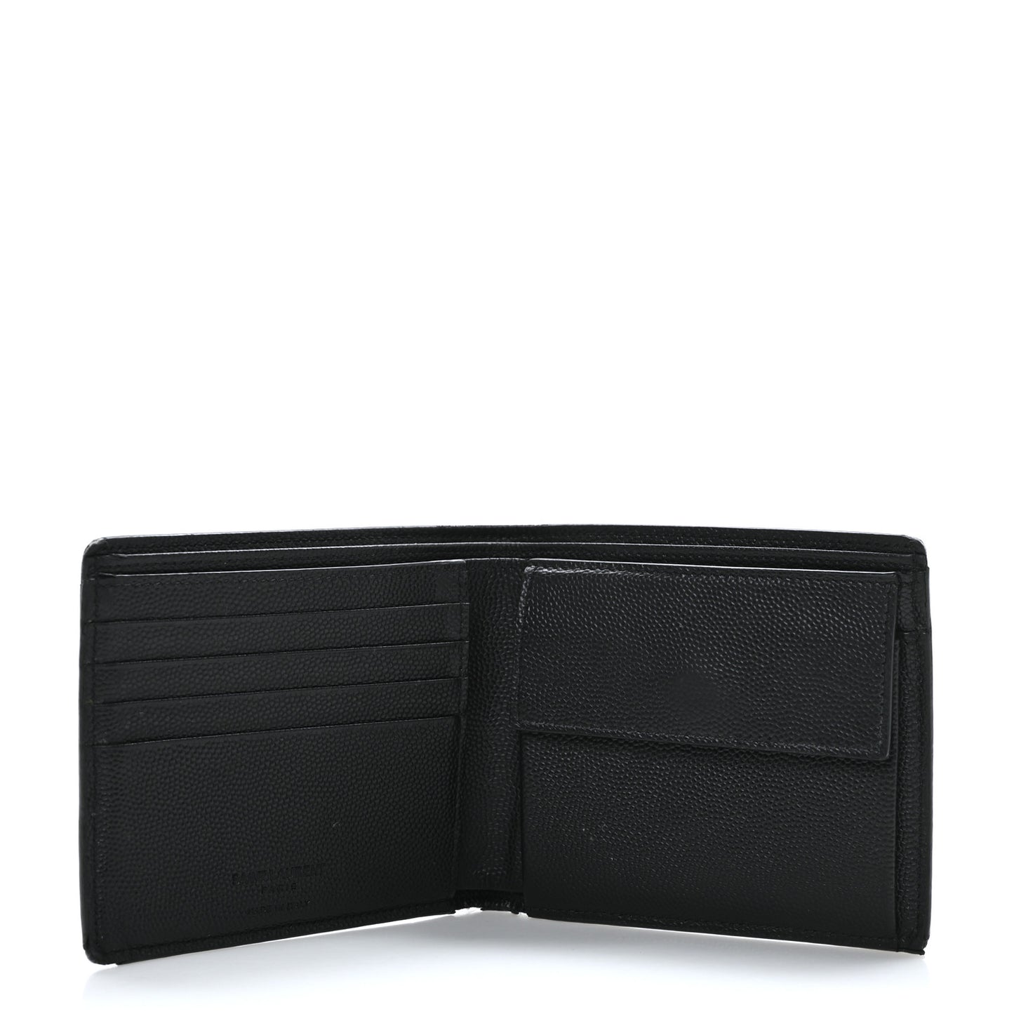 Grain De Poudre Portefeuille Bi-Fold Wallet Black