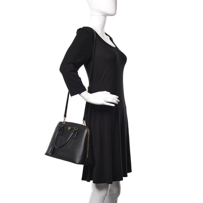 Prada Saffiano Lux Medium Promenade Tote Black 3 of 11