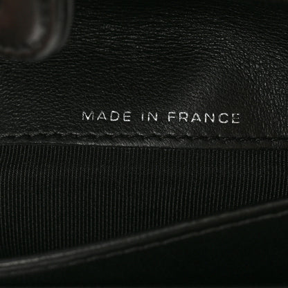 Chanel Lambskin Quilted Large Flap Wallet Black 7 of 16
