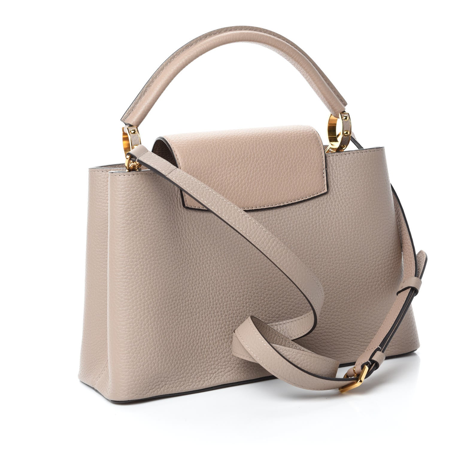 Louis Vuitton Taurillon Capucines PM Galet 3 of 10