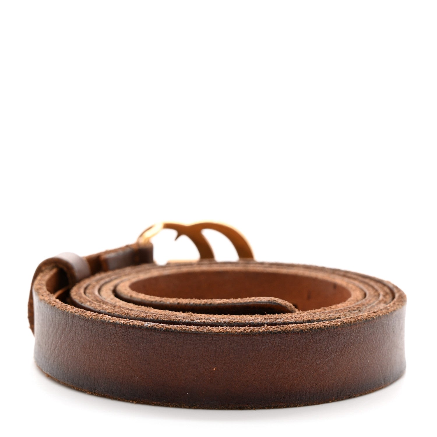 Gucci Faded Calfskin Double G 20mm Belt 95 38 Cuir 2 of 8