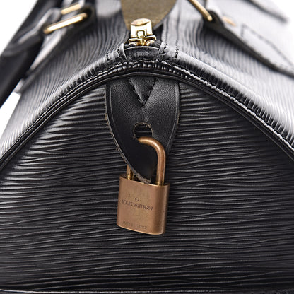 Louis Vuitton Epi Speedy 30 Black 8 of 13