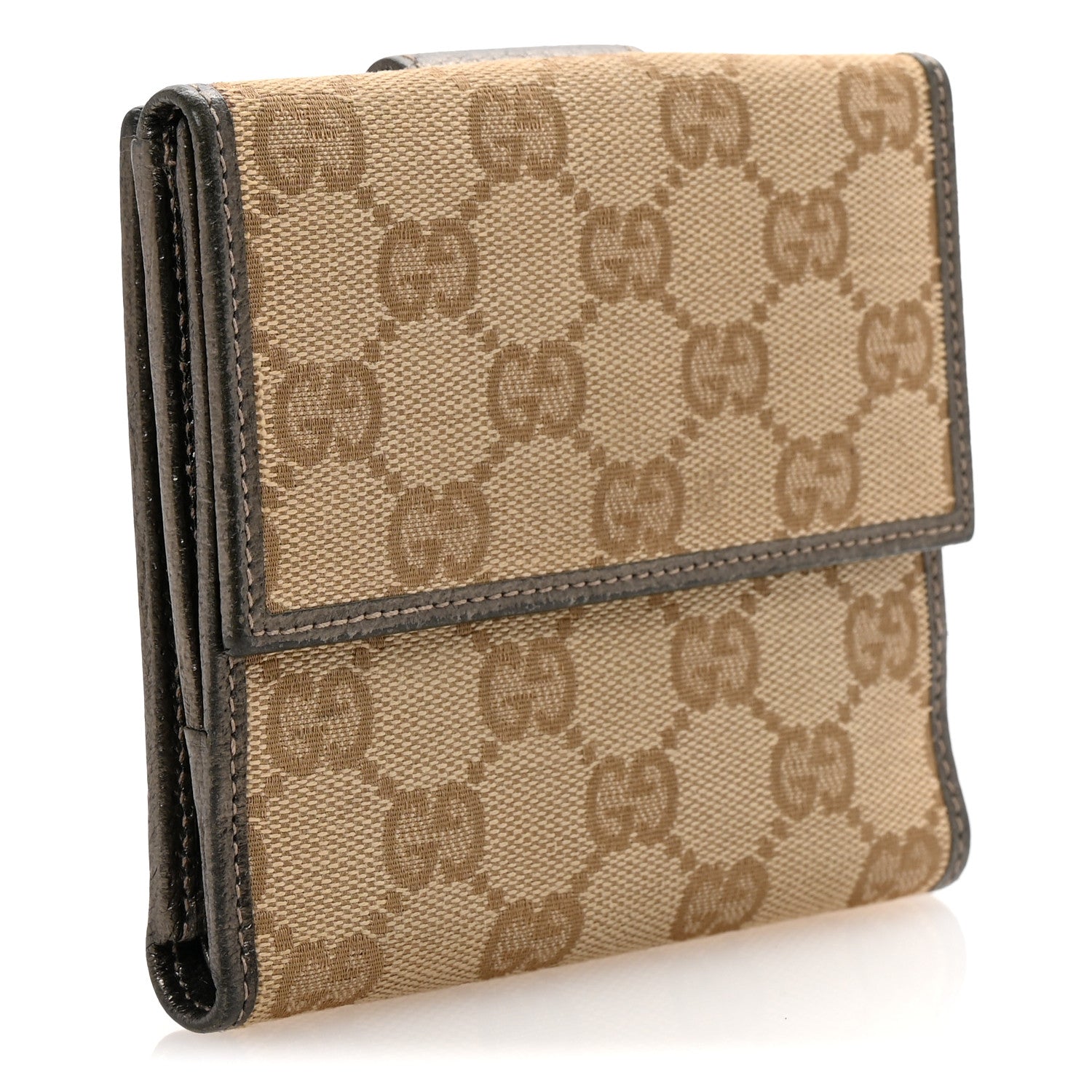 Gucci Monogram Abbey Compact Wallet Pewter 3 of 7