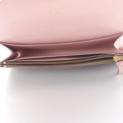 Louis Vuitton Damier Ebene Caissa Wallet Rose Ballerine 5 of 8