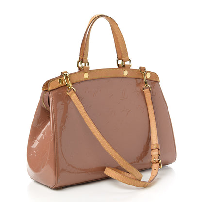 Louis Vuitton Vernis Brea MM Rose Velours 3 of 9