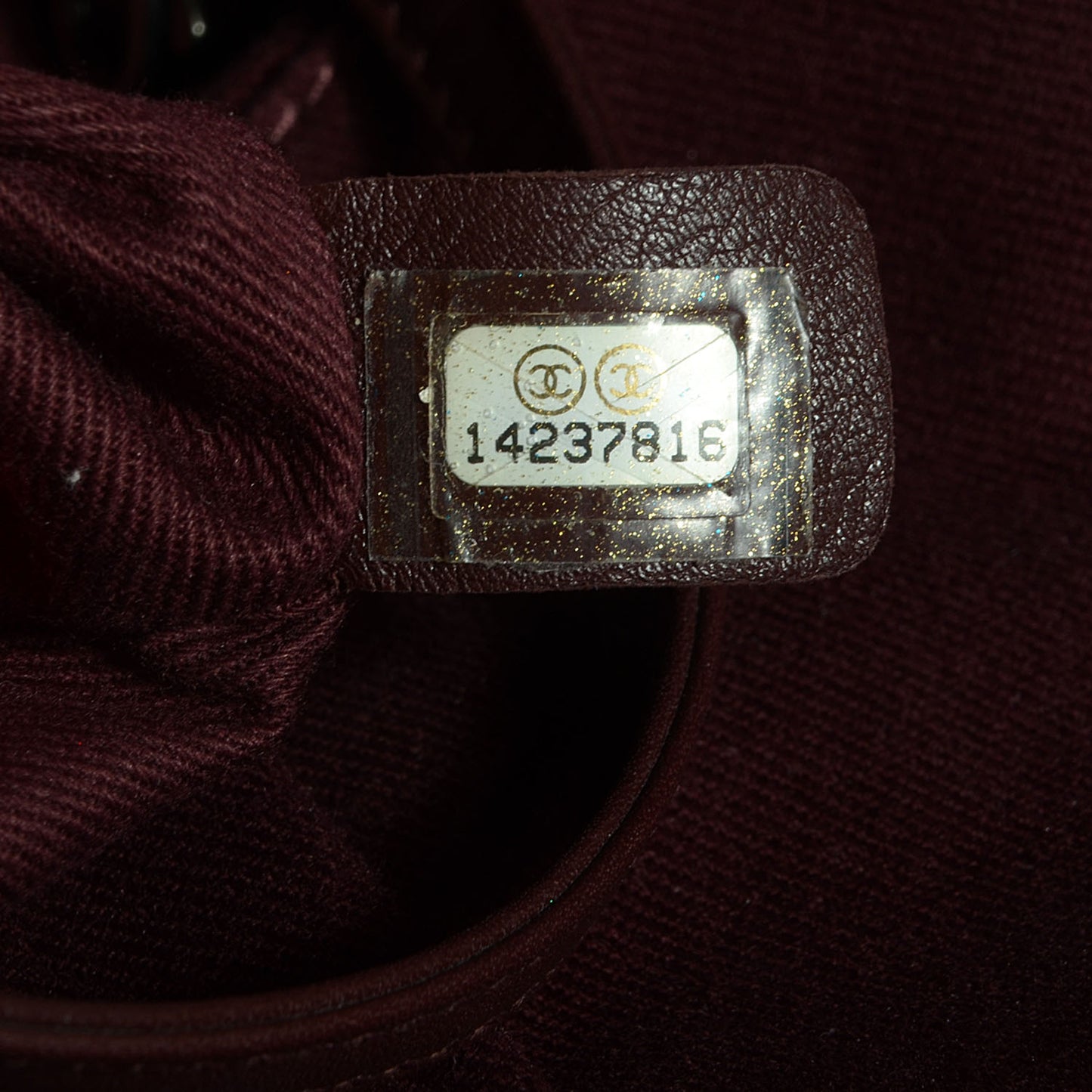 Iridescent Calfskin Large In The Mix Tote Light Brown