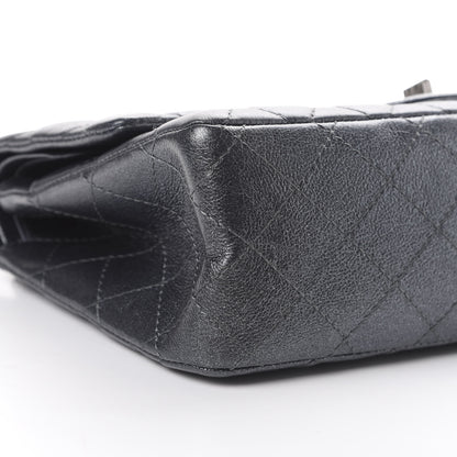 Chanel Metallic Sheepskin Quilted 2.55 Reissue 226 Flap Dark Silver 8 of 13