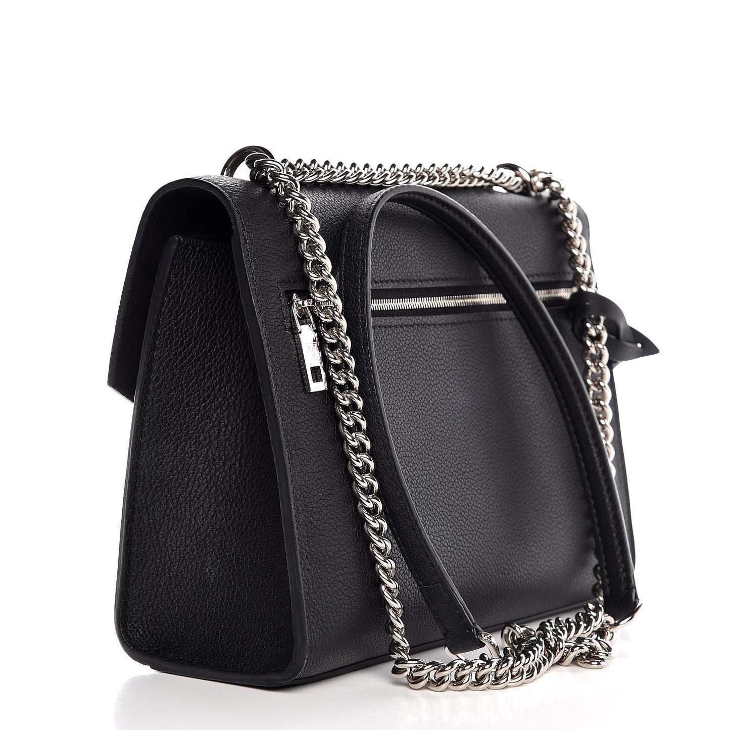 Soft Calfskin My Lockme Chain Bag BB Black