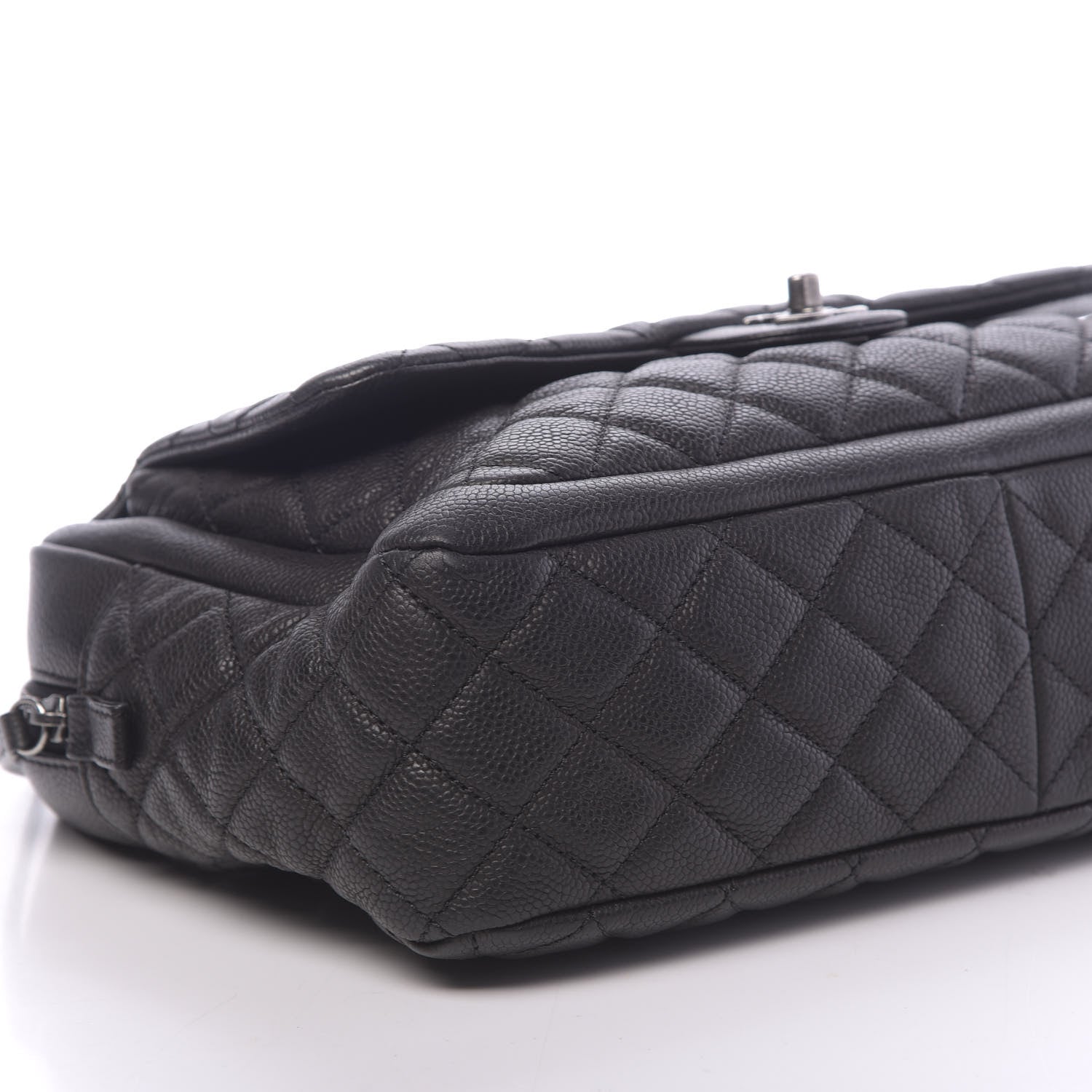 Chanel Caviar Quilted Travel Flap Tote Black 8 of 11