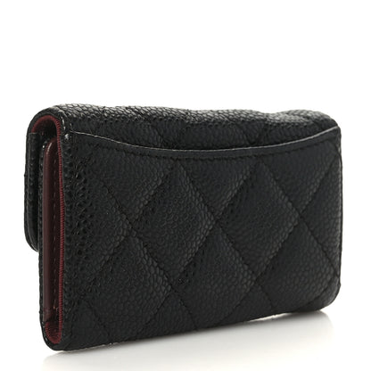 Chanel Caviar Quilted 6 Key Holder Black 3 of 9