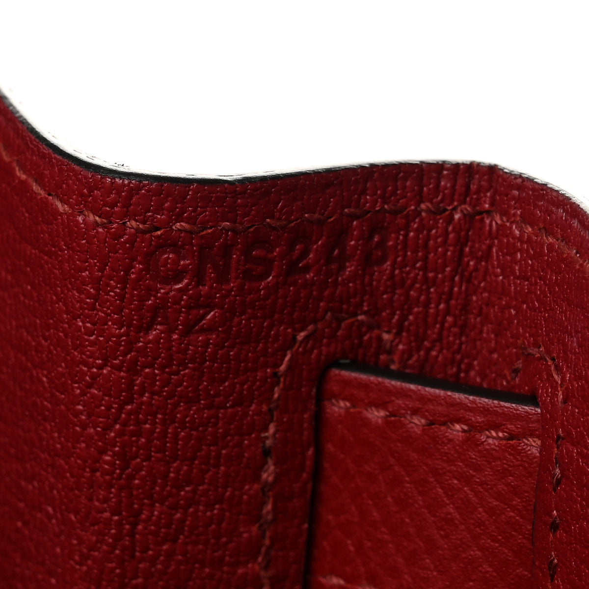 Hermes Epsom Kelly Sellier 28 Rouge Grenat 7 of 10