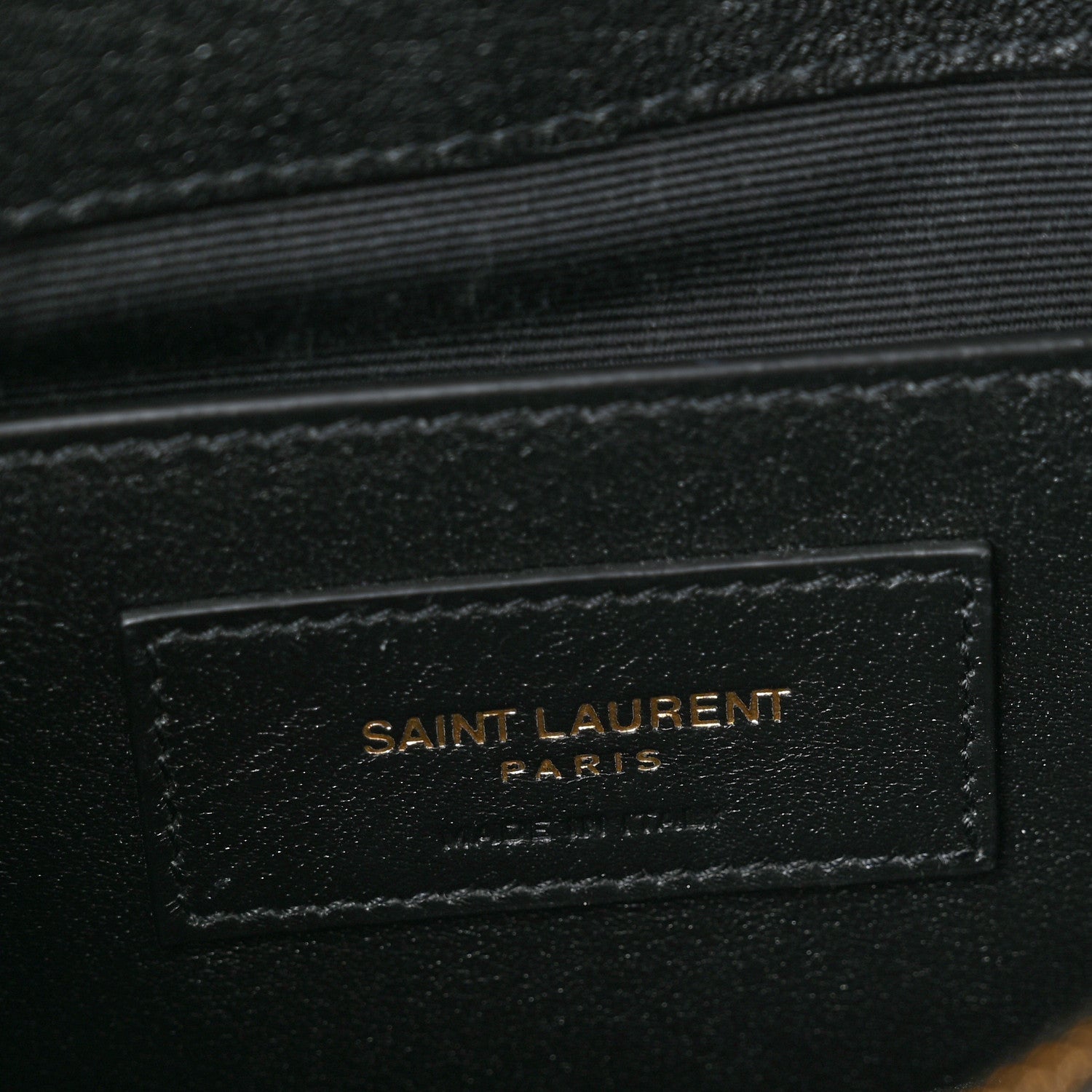 Saint Laurent Sheepskin Matelasse Chevron Monogram Medium College Bag Black 8 of 11