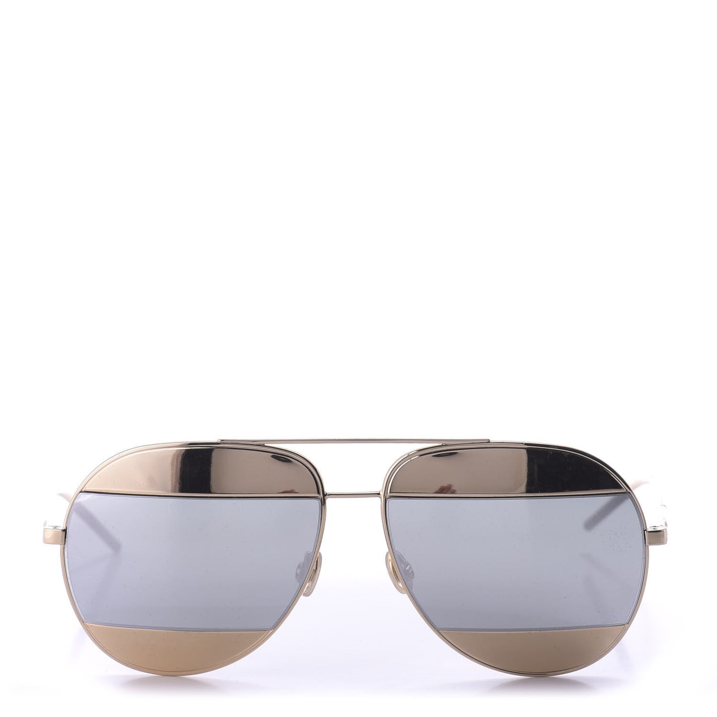 Split 1 Aviator Sunglasses Gold
