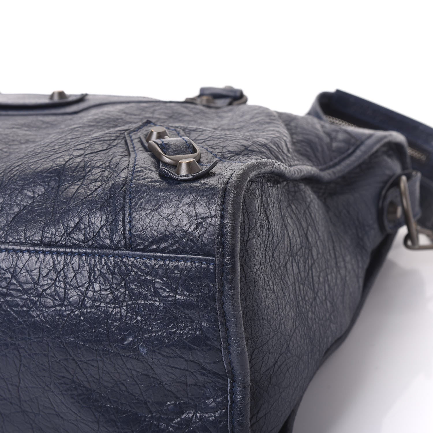 Balenciaga Agneau Classic Hardware City Bleu Obscur 6 of 12