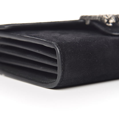 Gucci Suede Mini Dionysus Chain Wallet Black 5 of 9
