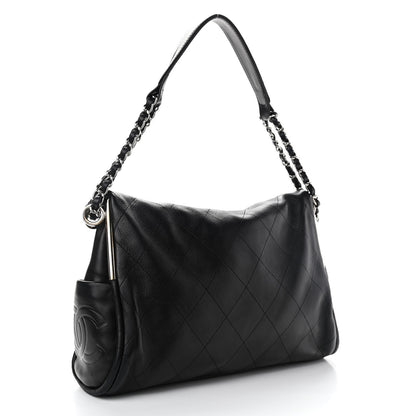Chanel Lambskin Ultimate Soft Hobo Black 3 of 12