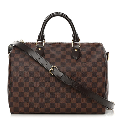 Louis Vuitton Damier Ebene Speedy Bandouliere 30 1 of 12