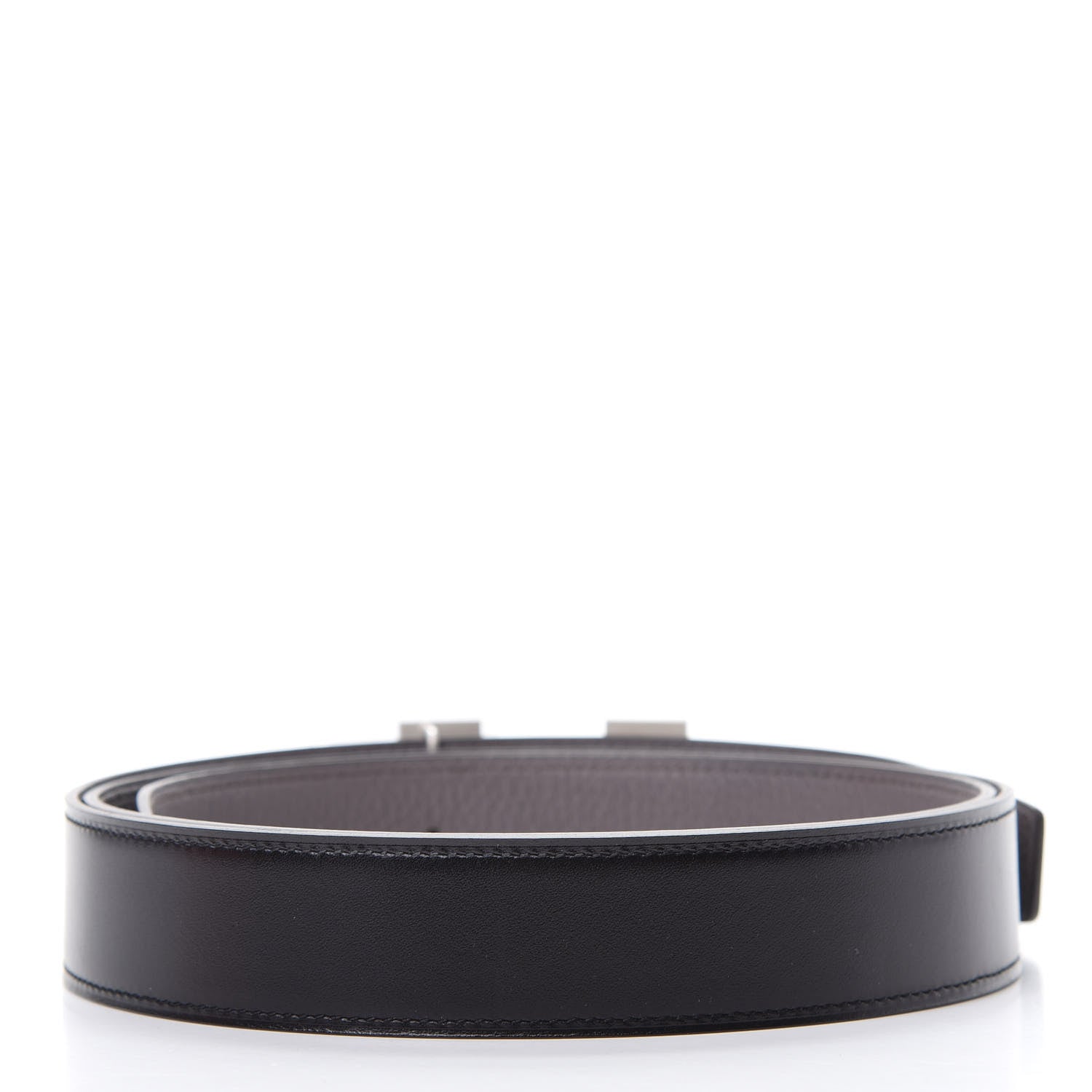 Hermes Box Togo 32mm H Belt 110 Black Etain 2 of 7